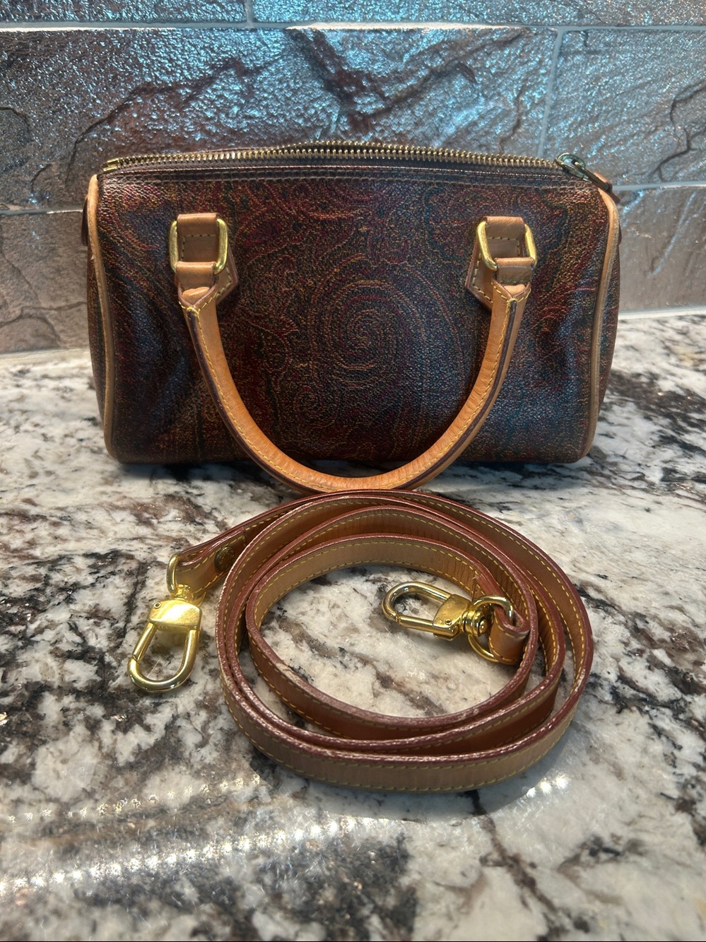 Etro Crossbody Satchel EUC
